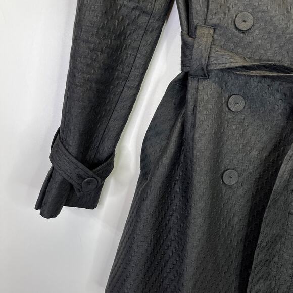 Etcetera Belted Rear Pleat Trench coat black - 0 - Picture 5 of 10